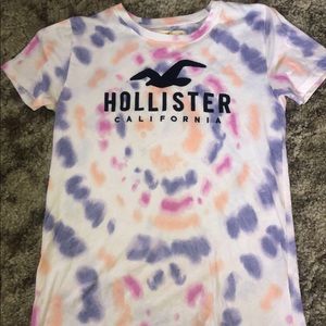 Tie dye hollister  tee shirt